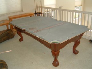 Proper pool table moving process in Los Angeles California
